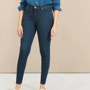 Everlane The Authentic Stretch Mid-Rise Skinny Jean Dark Wash Size 24 Tall
